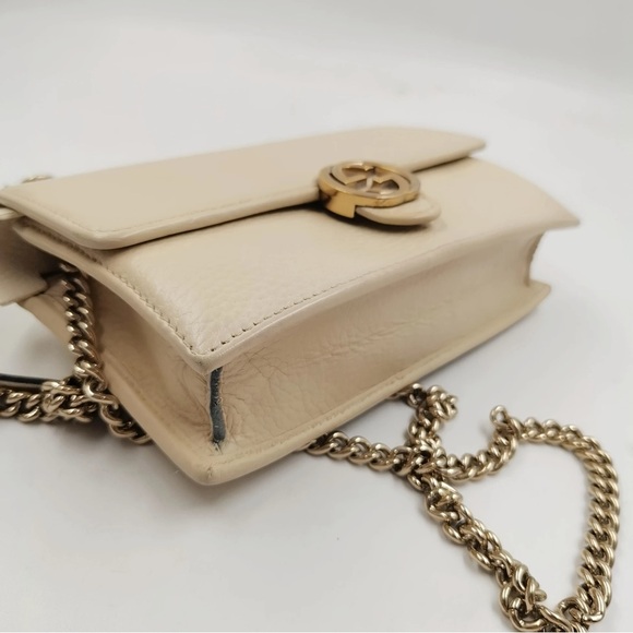Authentic Gucci cream white interlocking GG woc on chain - Picture 4 of 11